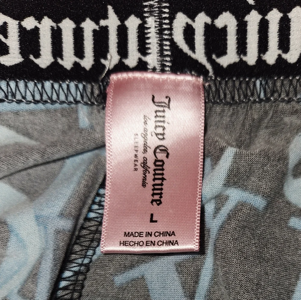Juicy Couture Pajama Sleepwear Lounge Logo Size Large Pants